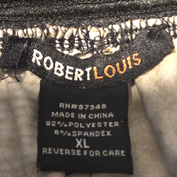 Robert Louis Leopard Print Wide Leg Palazzo Flowy Pants Stretch Waist Women's XL - Picture 5 of 9